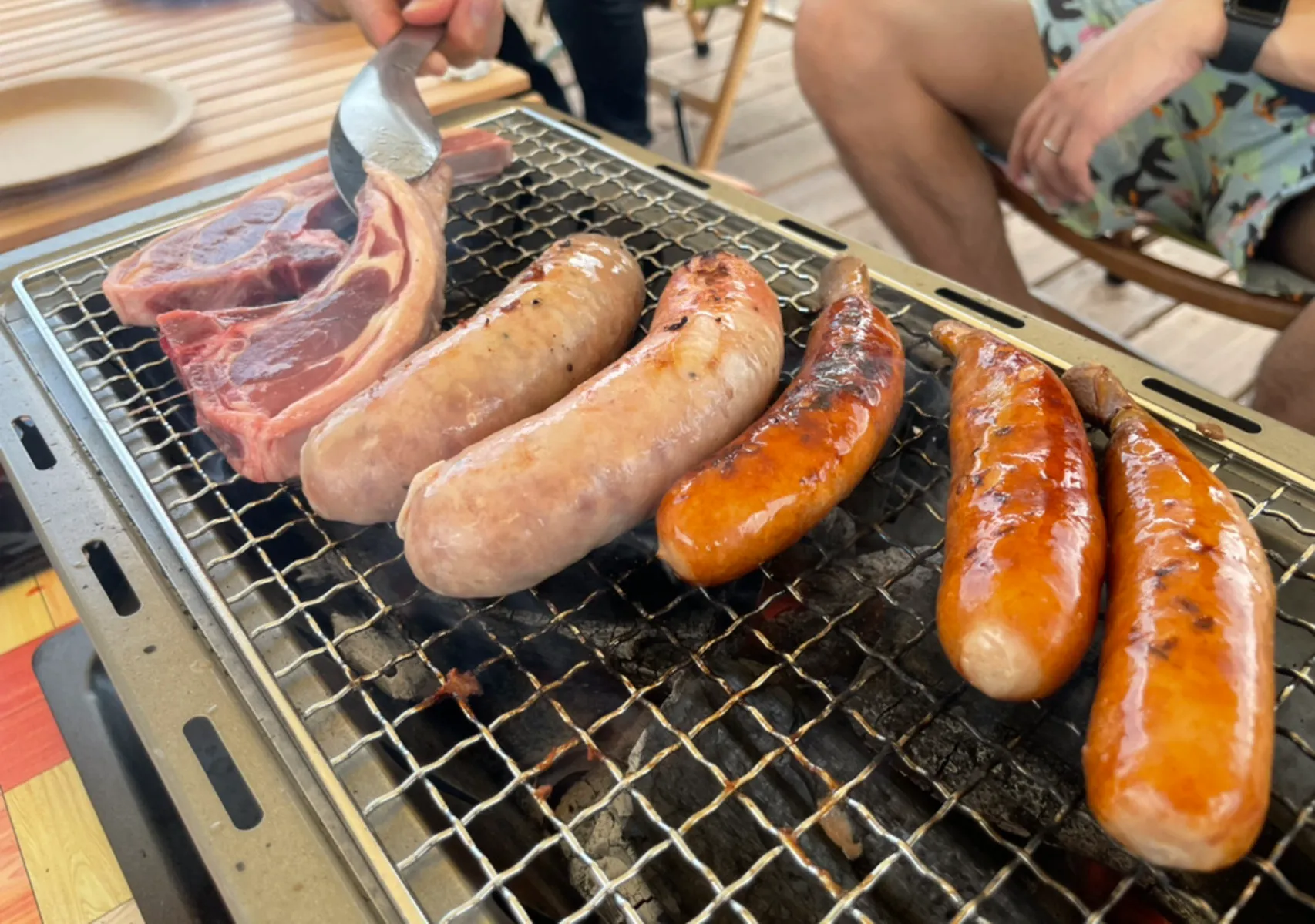 バーベキューの写真