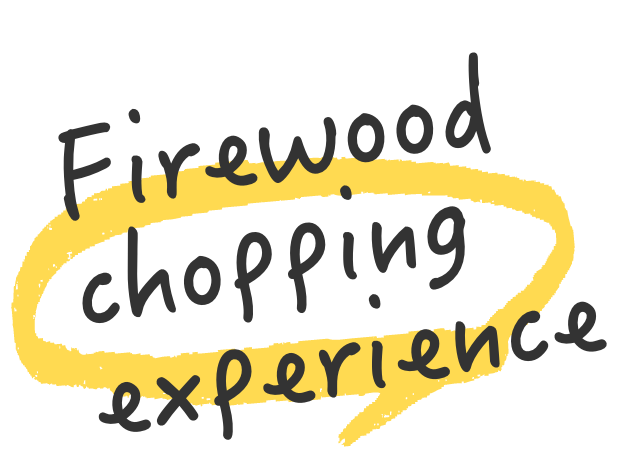 Firewood chopping experience